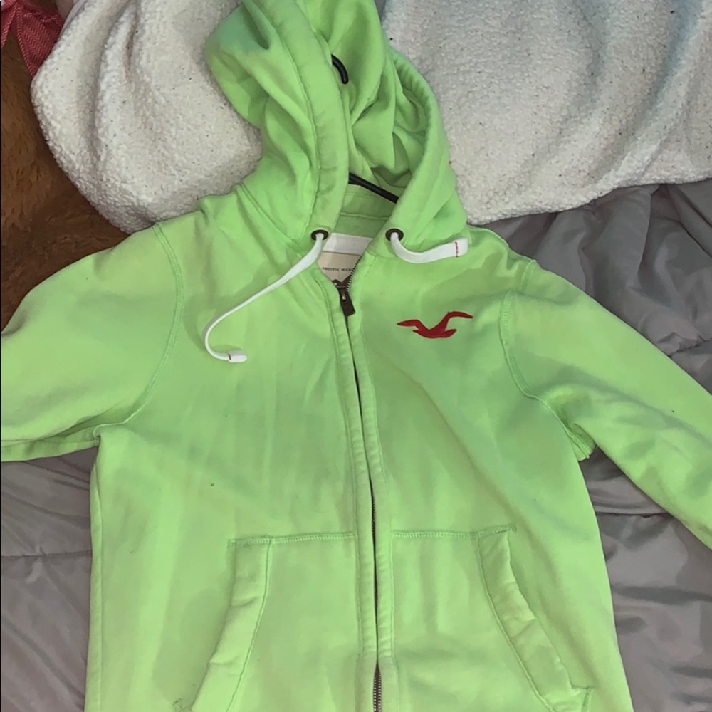 Hollister zipped up hoodie